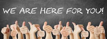  We Are Here For You!